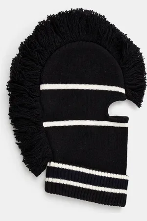 AMBUSH Kukla Fringe Knit Balaclava barva, BMLC001F24KNI0011031