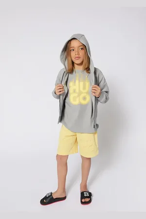 HUGO BOSS Dětské bavlněné tričko barva, s potiskem, G00338