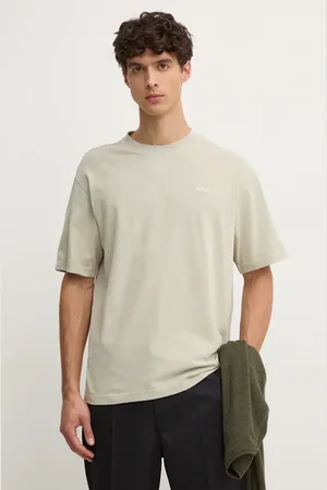 HUGO BOSS Bavlněné tričko barva, 50528468