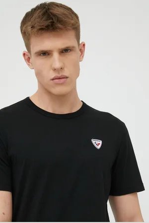 Rossignol Bavlněné tričko tmavomodrá barva, s aplikací, RLKMY02