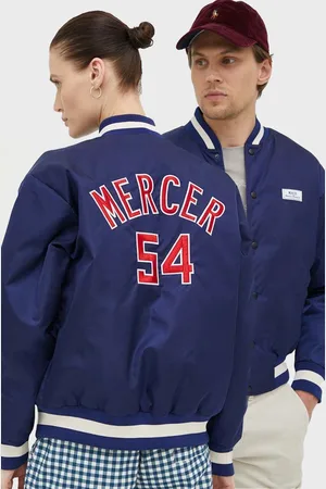 The Mercer Bomber bunda tmavomodrá barva, přechodná