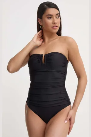 DKNY Jednodílné plavky barva, mírně vyztužený košík, DI4MS605
