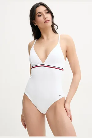 Tommy Hilfiger Jednodílné plavky barva, mírně vyztužený košík, UW0UW05847