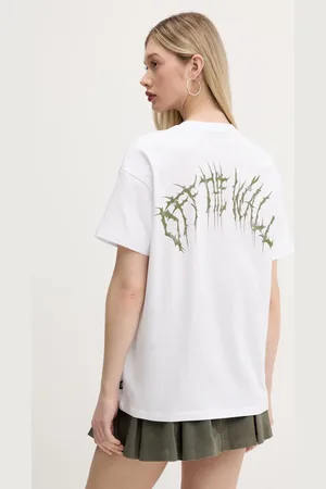 Vans Bavlněné tričko barva, VN000MCNWHT1