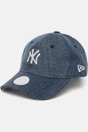 New Era Bavlněná baseballová čepice tmavomodrá barva, s aplikací, 60595375