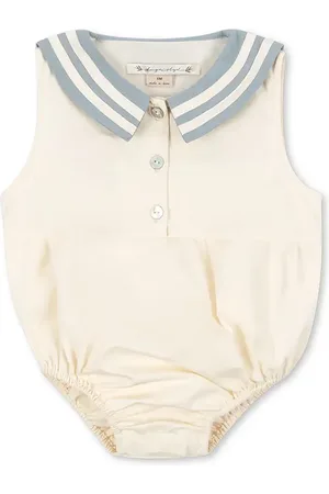 Konges Sløjd Bavlněné kojenecké body CELEBRATION SAILOR ROMPER GOTS KS103575