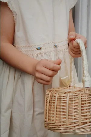 Konges Sløjd Dětské bavlněné šaty CELEBRATION AALIYAH DRESS GOTS barva, mini, KS103576