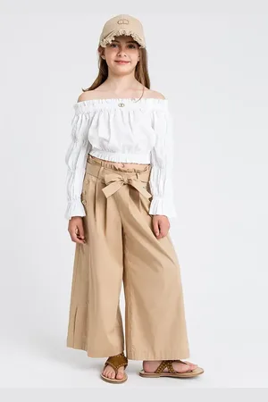 Twin-Set Dětská halenka barva, hladká, 251GJ2421