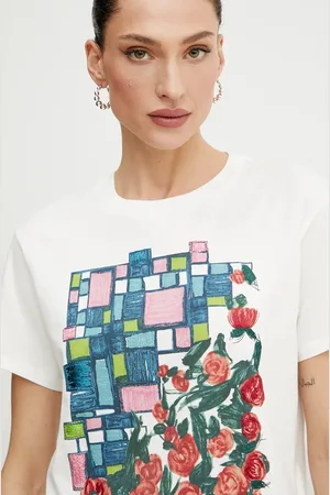 Max Mara Bavlněné tričko barva, 2515971016600