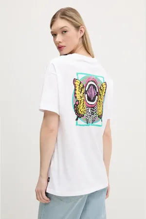 Vans Bavlněné tričko barva, VN000NXCWHT1