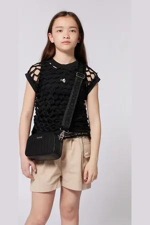 DKNY Dětské kraťasy barva, hladké, D62268