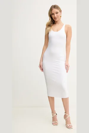 Armani Exchange Šaty barva, midi, XW000820 AF13729