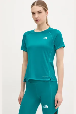 The North Face Sportovní triko Sunriser zelená barva, NF0A8BBX6GO1