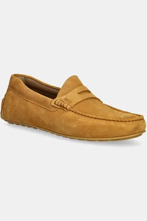 HUGO BOSS Semišové mokasíny Noel pánské, barva, 50541750
