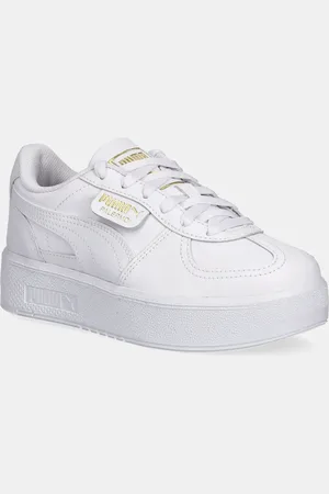 PUMA Kožené tenisky Palermo Elevata Lth Wns barva, 400461