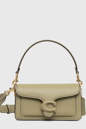 Coach Kožená kabelka Tabby Shoulder Bag 20 vínová barva