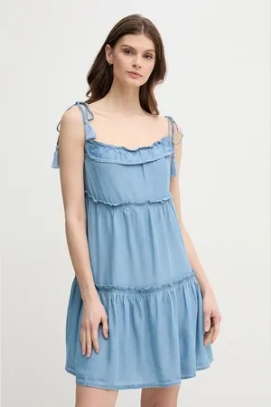 Pepe Jeans Šaty ETTY barva, mini, PL953663