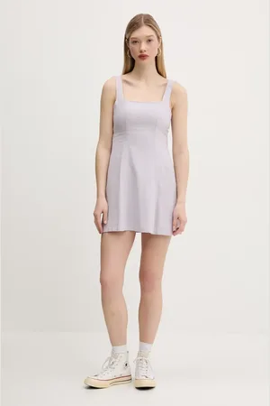 Hollister Lněné šaty barva, mini, KI359-5265