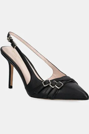 Guess Kožené lodičky SLING BACK BUCKLE S barva, 5GGZ31 7324A