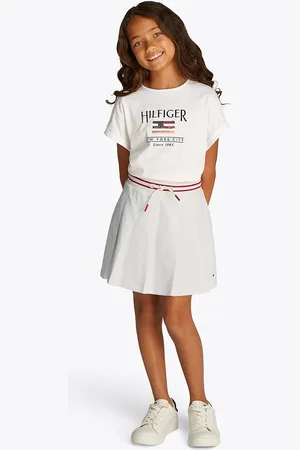 Tommy Hilfiger Dětská sukně barva, mini, áčková, KG0KG08428