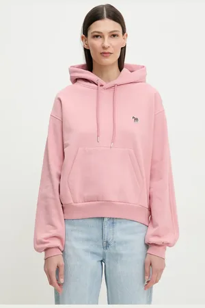 Paul Smith Bavlněná mikina dámská, barva, s kapucí, hladká, W2R.351V.M20616