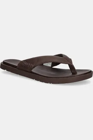 UGG Kožené žabky Seaside II Flip pánské, barva, 1166610-LUG