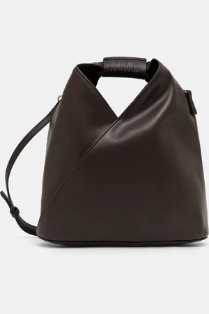 Maison Margiela Kožená kabelka zelená barva, SB6WD0026