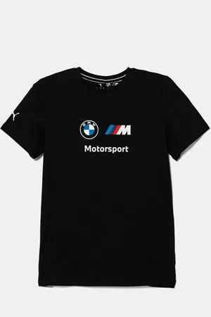 PUMA Dětské bavlněné tričko BMW MMS ESS LOGO TEE barva, s potiskem, 621264