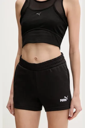 PUMA Kraťasy dámské, barva, hladké, medium waist, 682438