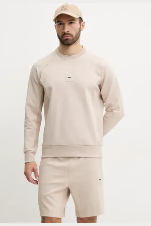 HUGO BOSS Mikina pánská, barva, hladká, 50537214