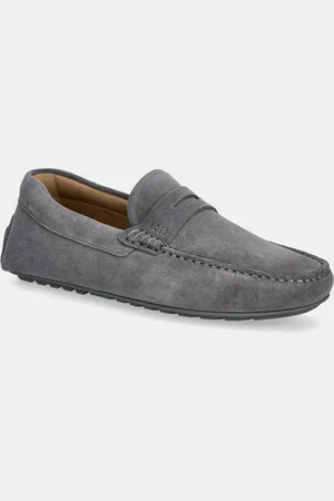 HUGO BOSS Semišové mokasíny Noel pánské, barva, 50541750