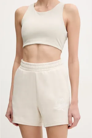 PUMA Kraťasy dámské, barva, s aplikací, high waist, 684984