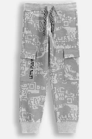 COCCODRILLO Dětské tepláky barva, vzorované, GAMER BOY KIDS