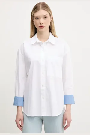 Abercrombie & Fitch Bavlněná košile barva, relaxed, s klasickým límcem, KI140-5059