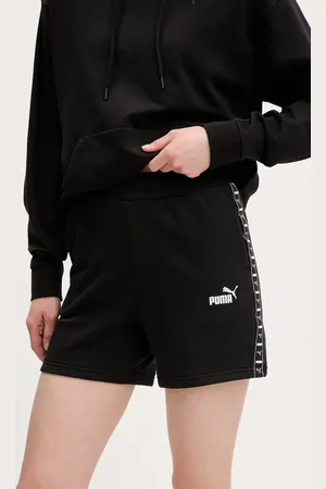 PUMA Kraťasy dámské, barva, s potiskem, high waist, 685012