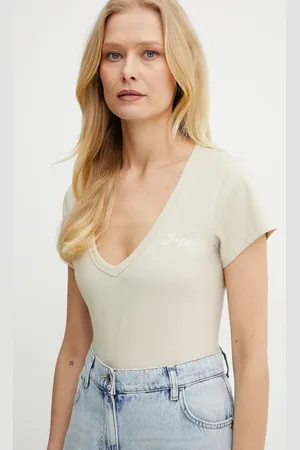 HUGO BOSS Bavlněné tričko barva, 50540432