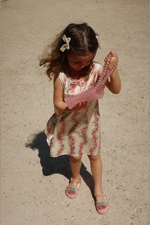 Konges Sløjd Dívčí šaty SHEENY DRESS barva, mini, KS102430