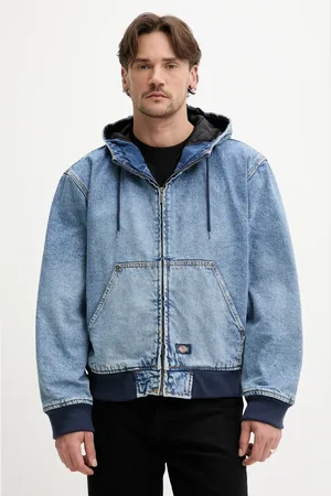 Dickies Džínová bunda tmavomodrá barva, přechodná, DK0A4ZAPK211