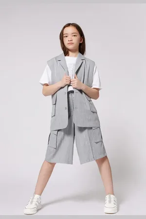 DKNY Dětské kraťasy barva, hladké, D62274