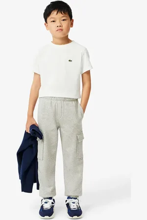 Lacoste Dětské tepláky barva, hladké, XJ7345