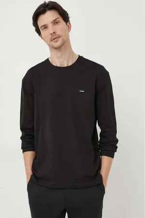 Calvin Klein Bavlněné tričko s dlouhým rukávem barva