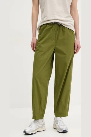 Napapijri Bavlněné kalhoty M-Cisa dámské, barva, střih chinos, high waist, NP0A4IFVG1V1