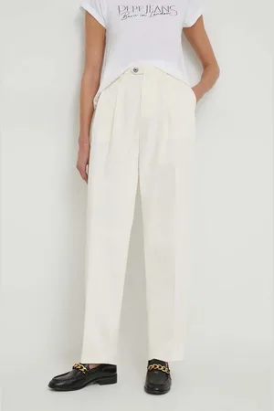 Tommy Hilfiger Kalhoty dámské, barva, střih chinos, high waist, WW0WW40509