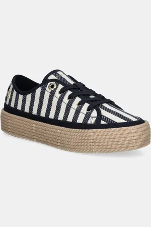 Tommy Hilfiger Tenisky VULC ROPE SNEAKER ITHACA tmavomodrá barva, FW0FW08646