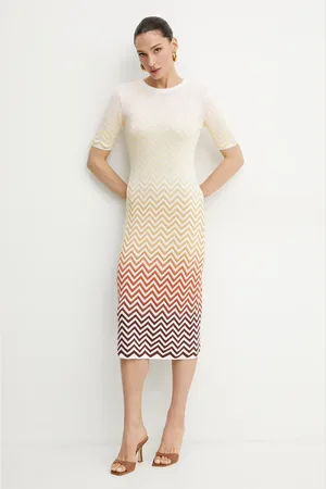 Missoni Šaty barva, midi, DS25SG0T.BK044V
