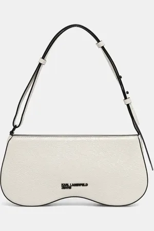 Karl Lagerfeld Kabelka bílá barva, A1W30289