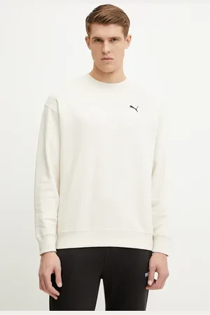 PUMA Bavlněná mikina pánská, barva, hladká, 629650