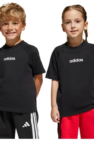 adidas Dětské bavlněné tričko barva, s potiskem, JC9753