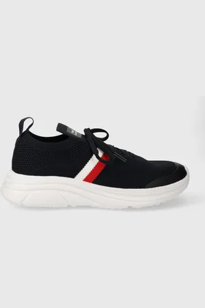 Tommy Hilfiger Sneakers boty MODERN RUNNER KNIT STRIPES ESS tmavomodrá barva, FM0FM04798