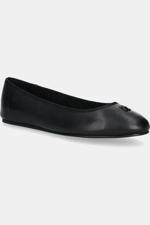 Tommy Hilfiger Kožené baleríny TH HARDWARE LEATHER BALLERINA barva, FW0FW08654